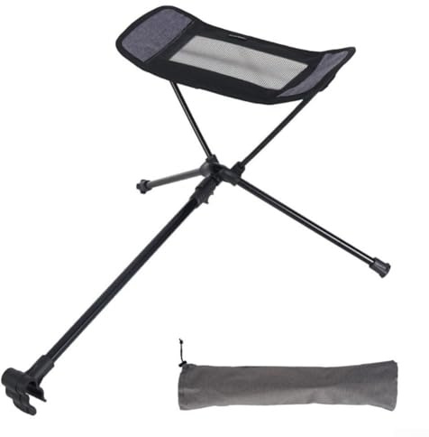 Repose-pieds de camping, extension de repose-pieds de chaise pliante d'extérieur pour chaise lunaire, accessoire portable inclinable