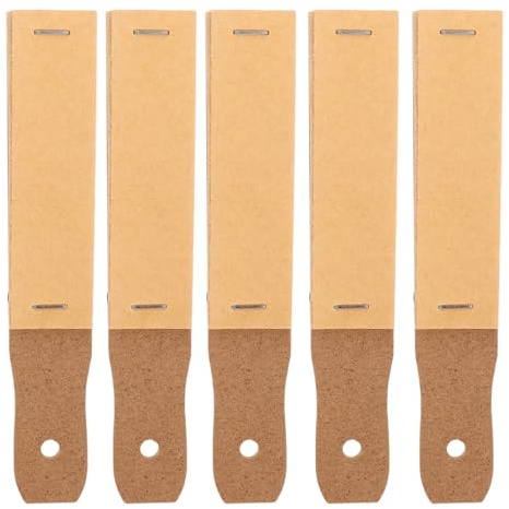 Zerodeko 5 Stück Schleifpapierbrett für Zeichnen und Skizzen mit Dichteplatte und Sandpapier Ergonomischer Griff Einfache Aufbewahrung für Künstler und Anfänger im Freien
