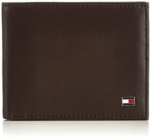 Tommy Hilfiger Herren Eton Mini CC Wallet Geldbörsen, 11x9x2 cm, Braun (Brown 204), 11x9x2 cm (B x H x T)