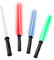 tevenger Lichtschwert Laserschwert Lightsaber mit 4-Fach wählbaren LED Lichteffekten in blau rot oder grün und Sound, 67cm starre Klinge Griff schwarz