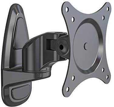 HFTEK - Monitor TV Wand Halterung Halter Wandhalterung für Bildschirme von 15 bis 27 Zoll mit VESA 75/100 - HF17B