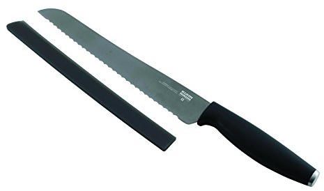 KUHN RIKON 26584 Colori Titanium Graphit Brotmesser Küchenmesser, Kunststoff, 33 x 3.5 x 2.5 cm