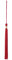LIERYS Tassel Quaste für Doktorhut - Flexibel anpassbar - Accessoire mit Eleganz - Vielseitig einsetzbar - Saisonübergreifend - Unisex-Design rot