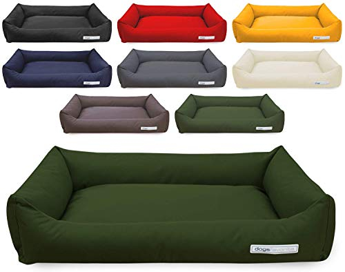 dogsfavorite Hundebett Comfort + Visco aus Nylon Gr. M 100 x 75cm grün orthopädisch Hundekissen Hundesofa Hundebetten