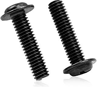 YINSONG 500Pcs M2 M3 Schraube - Schraube mit Unterlegscheibe linksgewinde Schwarz Flach-Knopf Schrauben Sortiment Kit, M2×5