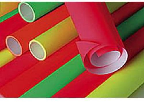 Lot de 5 Rouleau de 10 feuilles de papier Affiche fluo, 90 g/m², 60 x 80 cm, coloris assortis (5 teintes)