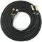Twin Satellite Shotgun Coax Cable Extension Kit with Pre Fitted Professional Compression F Connectors for Sky Q | Sky HD | Sky+ | Freesat | By Inbrackets (10 Metres, Black)
