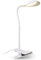 B.K.Licht - Schreibtischlampe mit Kabelschalter, warmweiße Lichtfarbe, schwenkbar, Tischlampe, Klemmleuchte, Nachttischlampe, Tischleuchte, Bürolampe, Leselampe, Leselicht, 28x10x40 cm, Weiß