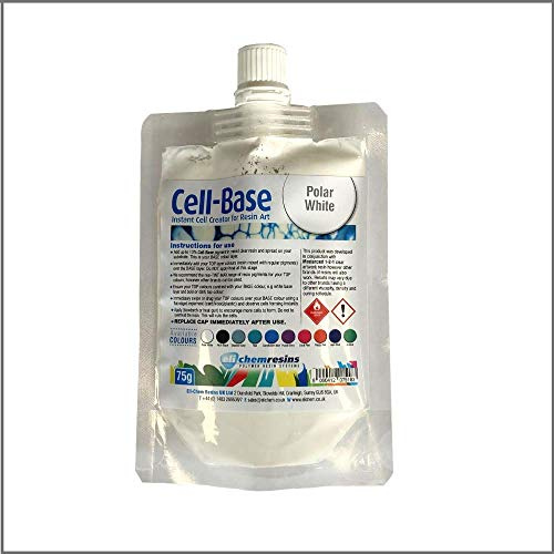 CELL-BASE Resin Art Pigmented Cell Creator Medium – Lapisblau (75 g Beutel) als Unterlack aus Kunstharz und Wischen für Zellen; entworfen für die Verwendung mit MasterCast; 5 satte Farben
