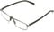 Rodenstock Unisex Lesebrille Proread R2640 Lesehilfe bei Weitsichtigkeit Brille mit leichtem Edelstahlgestell 1 5 2, Grau/Grün, +2,0 EU