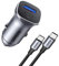 UGREEN 30W USB C Car Charger with 60W USB C Cable PD&QC3.0 Fast Charge Adapter Compatible with iPhone 16/16 Plus/16 Pro/16 Pro Max/15/14, Galaxy S24/S23/S22, Mi 11 Note 10, Pixel 7/6, iPad, Sat Nav