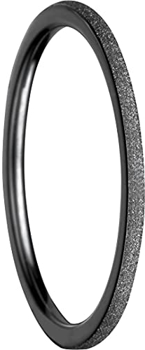 BERING Innenring ultraschmal Edelstahl Sparkling-Effect schwarz 561-69-X0, Größe:8