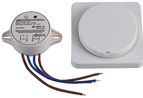BT-KT02 Bluetooth-Schalter, kabellos, kinetischer Schalter, Steckdosen, elektrisch, 1 Stück
