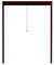 APANA - Fliegengitter Rollo für Fenster bis 80 cm x 160 cm - ausziehbarer Insektenschutz Fenster zum Zuschneiden gegen Fliegen, Insekten und Mücken - Insektenschutzrollo Fenster (Braun)