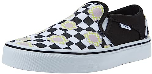 Vans Damen Asher Sneaker, Flower Checkerboard Multi White, 41 EU