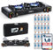 Z.M.C Premium Camping Gaskocher 2-flammig +20 Gaskartuschen 227g, Campingkocher mit Transportkoffer für Outdoor und Innenraum, Doppelgaskocher mit Piezozündung