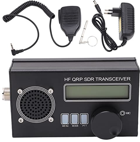 Transceptor Sdr, Transceptor De Radio De Onda Corta Sdr Usdr Usdx Mini Transceptor Ssb Cw Qrp De 8 Bandas Para Radioaficionados Us 110-240V, Transceptor Rf Y Hf (Enchufe europeo)