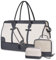 ETRONIK Weekender Reisetasche Damen, Große Weekender Bag Mit Schuhfach & Nass-Tasche, Tragetasche Travel Bag Mit Kulturtasche, Tasche für kliniktasche 3er Set Grau