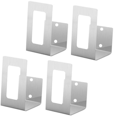PRETYZOOM 4 Stück Topfdeckelhalter Schneidebretthalter Schneidebrett Halter Wand Topfdeckel Wandhalterung Abtropfhalter Küche Topfdeckel Halterung Wand Rostfreier Stahl Anschließen Hängend
