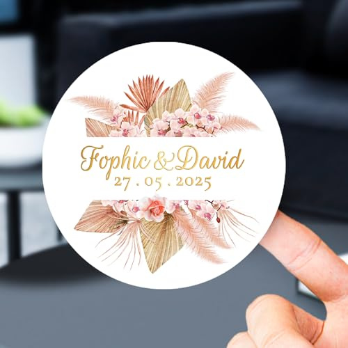 Autocollants personnalisés avec véritable feuille d'or, autocollants personnalisés, étiquettes pour entreprises, logo et nom, fête d'anniversaire, bébé, bonbons, bougies, boîtes-cadeaux, cadeaux de