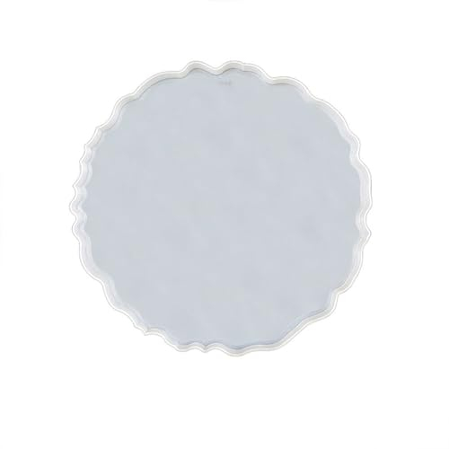 Grand plateau en silicone de 30 cm, plateau rond et carré, dessous de verre rond, moule en silicone, moule en résine époxy, plateau en silicone, plateau pour la fabrication de fruits et de thé