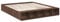 vidaXL Bettgestell, Bett mit Stauraum für Schlafzimmer, Bettrahmen mit Lattenrost, Schlafzimmerbett Doppelbett, Braun Eichen-Optik 200x200cm Holzwerkstoff