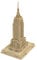 Hallisun 3D Holzpuzzle für Erwachsene, Holzarchitektur-Modellbausatz, New York Souvenir DIY Mechanisches Set Spielzeug, Heimdekoration, Weihnachtsgeburtstagsgeschenk 88 Teile
