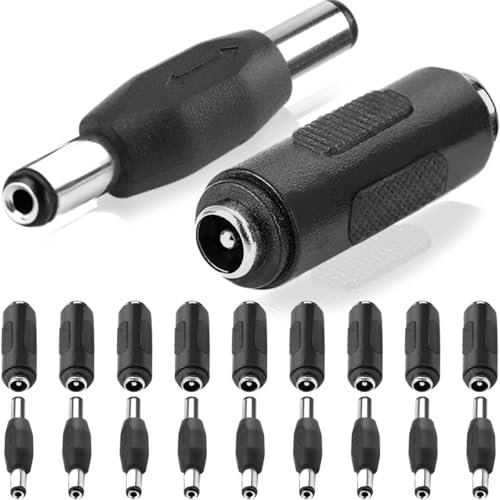 Xiatiaosann 12/24 V DC Buchse auf Buchse Kupplung 5,5 mm x 2,5 mm Stecker auf Stecker Buchse Buchsenstecker Kabelverlängerung für Audio-Video-Geräte MP3/MP4-Player Notebook