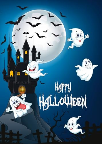 Edition Colibri 10 Einladungskarten Halloween – Lustige Gespenster: Einladungskarten für eine unheimliche Feier speziell für Kindergartenkinder (11148DE)