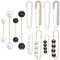12 Stück Damen Brosche Pins Brosche Damen Faux Perlen Broschen für Kleidung Künstliche Perlenbroschen Elegante Perle Strickjacke Kragen Brosche Clips für Damen Mädchen Kleidung Dekoration Kostüm