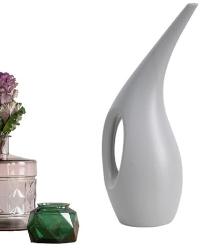 Regadera para plantas de interior | Regadera de flores con caño largo | Regadera de cuello largo para plantas de interior para regar y fertilizar plantas pequeñas de tamaño mediano - Adecuado