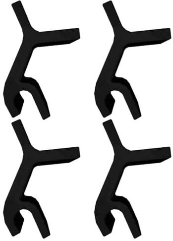 Duroecsain Baking Tray Stacking Clips, Baking Tray Stacking Clips, 4 x Baking Tray Stackers, Baking Mould Organiser, Reusable Cookie Tray Rack, Baking Mould Dividers Set for Oven, Freezer,