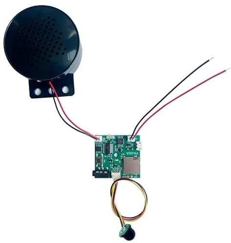 PIR Motion Sensor Activated Audio Player for POP Displays/Point of Sale/Statues/Artwork with Black PIR Sensor