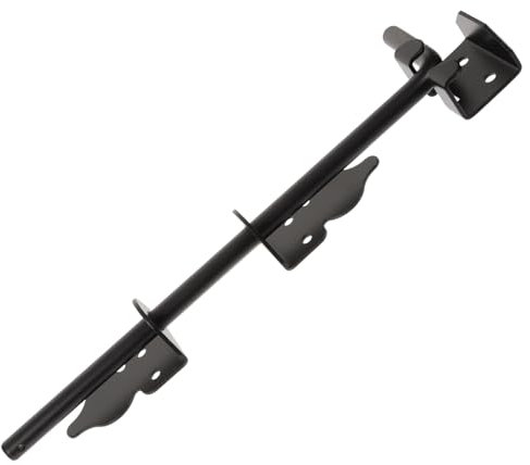 Angoily 12 Zoll Bodenriegel Aus Massivem Eisen Mit F-verschluss Robuster Torriegel Für Holztore Und Doppeltüren Wetterfeste Torverriegelung Für Gartenzäune