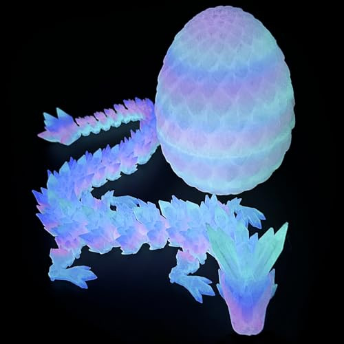 YEWCEP Drachenei, 3D Drache, Beweglicher Überraschungsdrache Im Ei, Drachen Spielzeug, Erwachsene Kinder Geschenke