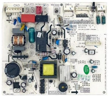ZFHEGFVS Placa De Control del Inversor del Aire Acondicionado, Compatible con TCL, PCB De Circuito T110801Z LT1434-TCL/VF A010058 Piezas De Acondicionamiento