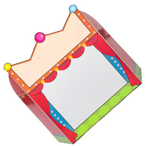 Supvox Puppenbühne Schattenpuppenspiel-Spielzeug DIY-lernspielzeug Für Junge Mädchen Hand-schattenpuppenbühne Puppenspiel Zubehör Chinesische Puppenbühne Für Erwachsene