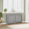 NQJIBUE Cache-radiateur Gris Sonoma 149 x 20 x 82 cm
