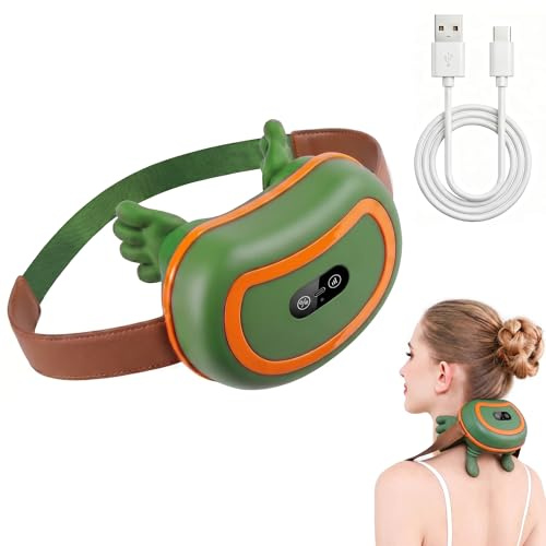 Massaggiatore per collo 4D senza fili | 3 livelli di massaggio | Cuscino Massaggiante Schiena Portatile USB | collo e cervicale | regali per famiglia e amici