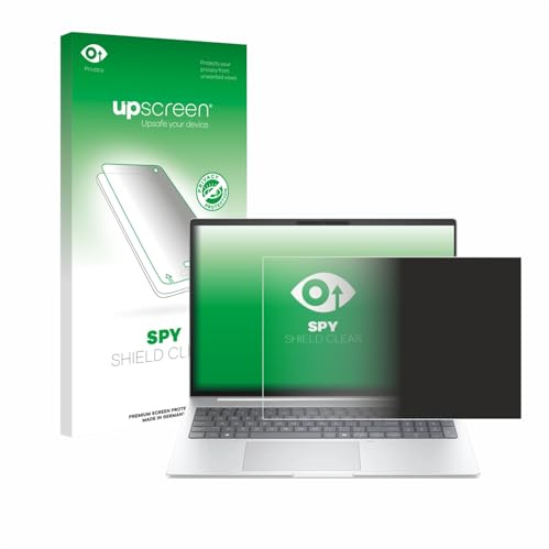 upscreen Blickschutzfolie für HP EliteBook 8 G1a 16 | Anti-Spy Displayschutz Made in Germany Privacy Screen Protector Sichtschutz Blaulichtfilter Klare Folie