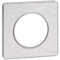 Schneider Electric - Odace Touch, plaque Aluminium brossé avec liseré Alu 1 poste - S530802J