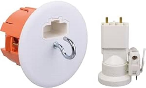 Boîte applique placo Ø67x40mm + douille + fiche DCL - Capri