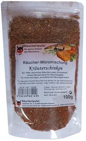 Kalträucherzusatz (Gewürze) für Kräuterschinken 100g, Räucherzusatz