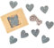 Streudeko Herzen, 12er Set: Tischdeko Herz Metall Klein, Mini Geschenk & Give-Away, Tisch-Deko Hochzeit, Geburtstag & Taufe, Hochzeitsdeko, Streuteile Dekorieren & Basteln, Anhänger Silber, 3,5 cm