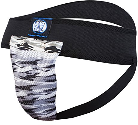 BAY®  Keep  Tiefschutz Camouflage Suspensorium Mesh Design, Genitalschutz für Herren, Kinder, Herrentiefschutz, Kampfsport Größe XS S M L XL Jugendliche Kids Handball Fußball Kick Boxen Budo Kickboxen Muay Thai Thaiboxen TKD Taekwondo Tae Kwon Do Herrentiefschützer Tiefenschutz Genitalienschutz Torwarttiefschutz Torhütertiefschutz Hundesport Figurant Schutzhund Schutzdienst Kampfsport