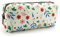 LParkin Federmäppchen aus Segeltuch mit Blumenmuster, großes Fassungsvermögen, für Lehrer, Geschenk, Gadget, Stifttasche, Schreibwarenetui, Make-up, Kosmetik, Studentententasche