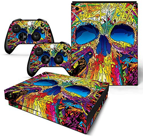 Skin Skin Skin für Xbox One X Konsolen-Fernbedienung, Vinyl, Aufkleber für Xbox One X Skull1