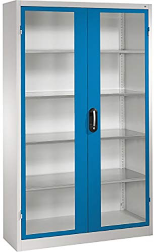 C+P Werkzeugschrank 8930055S10016 Fenstertür 1950x1200x400mm lgr/lbl