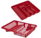 Large Glitter Red Cutlery Tray + Glitter Red Dish Drainer