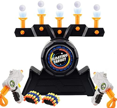 Herefun Schwimmendes ZielSpiel Spielzeug, Elektrische Kinderspielzeug, Zielscheibe Schießspiele Toy, Elektro-Schießscheiben Zielschießen, Luftschuss Hover Shot Floating Target (Orange)